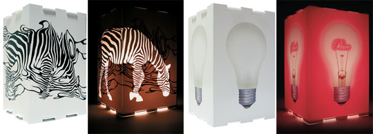 OnOff Lampe von Hideo Kawamura - Licht mit doppeltem Design - Japan Trend Shop