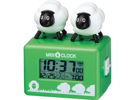 Mee O'Clock Sheep Alarm Clock - Singing, dancing sheep duet - Japan Trend Shop