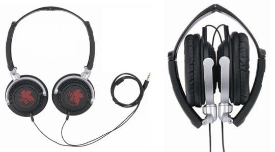Neon Genesis Evangelion Headphones - Foldable anime head phones - Japan Trend Shop