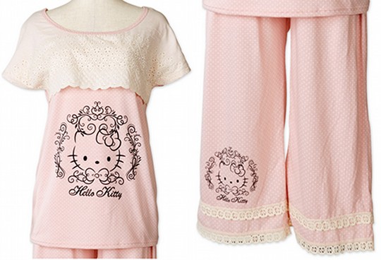 Hello Kitty Room Wear Lace