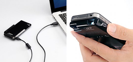 Sanwa PRJ016 iPhone 4 35-Lumens Micro Projector