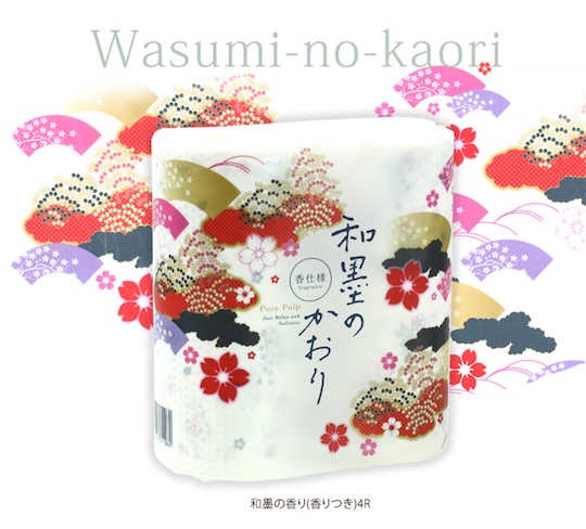 Wasumi Japanese Ink Fragrance Toilet Paper (12 Pack)