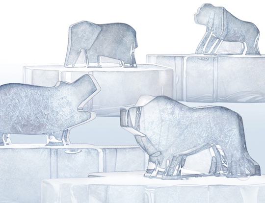 Savannah Ice Endangered Animal Molds