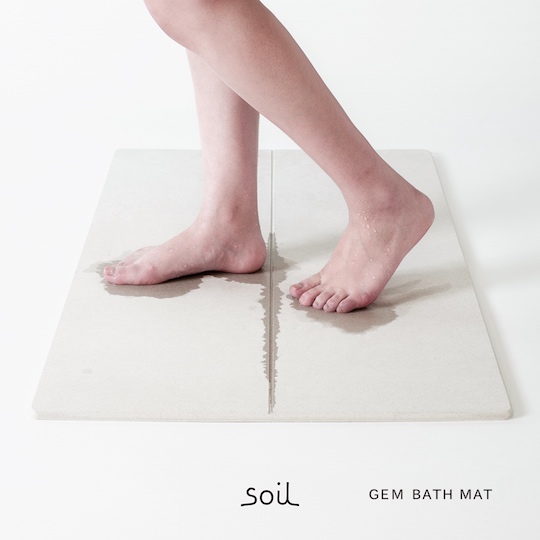 Soil Japan Diatomaceous Earth Bath Mat Gem