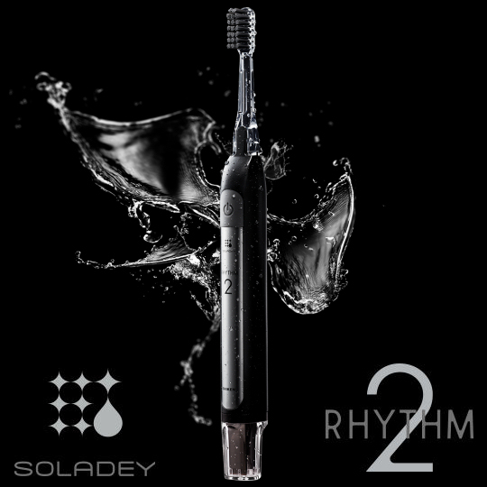 Soladey Rhythm 2 Matte Black Toothbrush