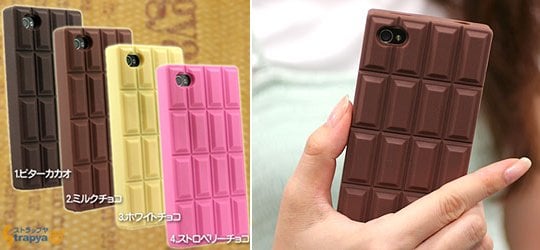 iPhone Gehäuse im Schokoladen-Design