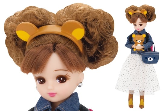 Rilakkuma and Licca-chan Going-out Style Doll