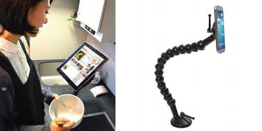 Super Strong Sucker Cup Tablet Arm Stand