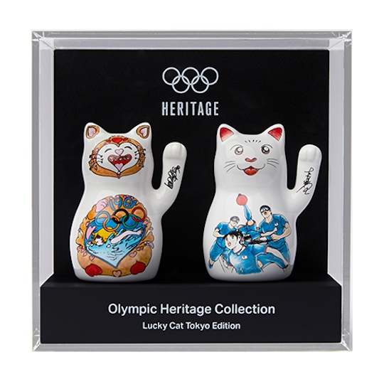 Olympic Heritage Maneki-neko Lucky Cat Tokyo Edition
