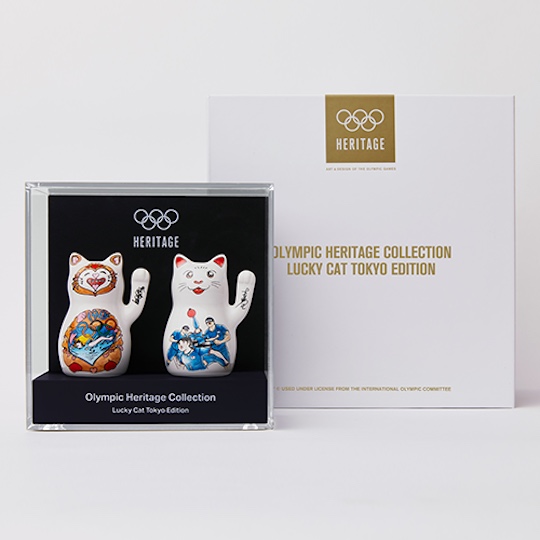 Olympic Heritage Maneki-neko Lucky Cat Tokyo Edition