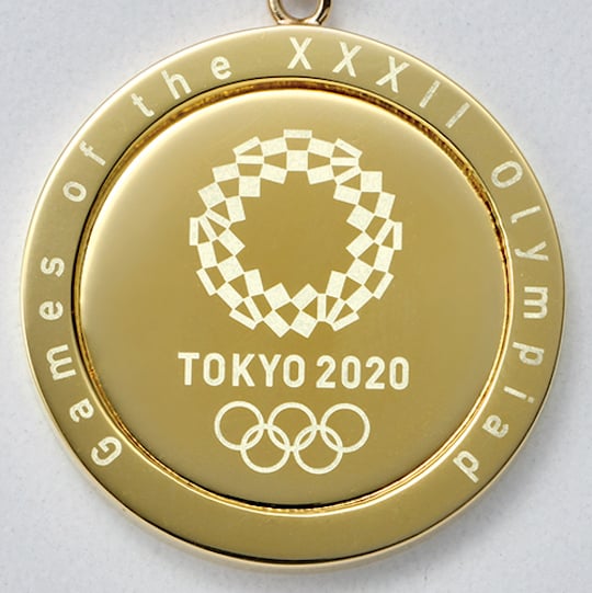 Tokyo 2020 Olympics & Paralympics Official Gold Pendant