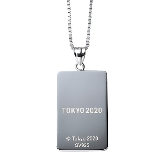 Tokyo 2020 Olympics and Paralympics Official Silver Pendant