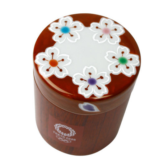 Tokyo 2020 Olympics Kutani Ceramic Tea Canister