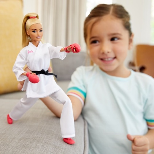 Tokyo 2020 Olympics Barbie Doll Karate Athlete