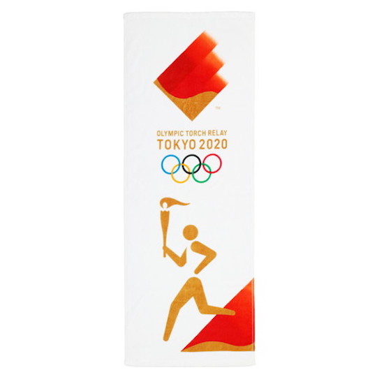 Tokyo 2020 Olympic Torch Relay Bath Towel