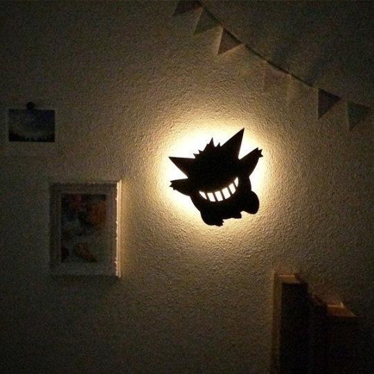 LED Light Pokemon Wall Light Eevee Wall Light Made in Japan Free Shipping 