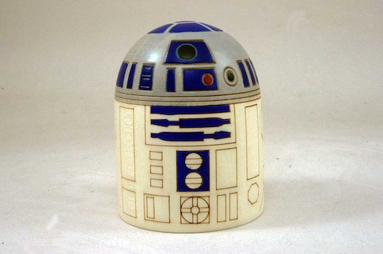 Star Wars Kokeshi R2-D2 Usaburo hand made in Japan Wooden Doll Rare GC LN 