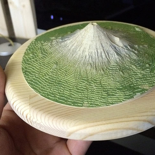 Yamatsumi Mount Fuji Realistic Papercraft Model