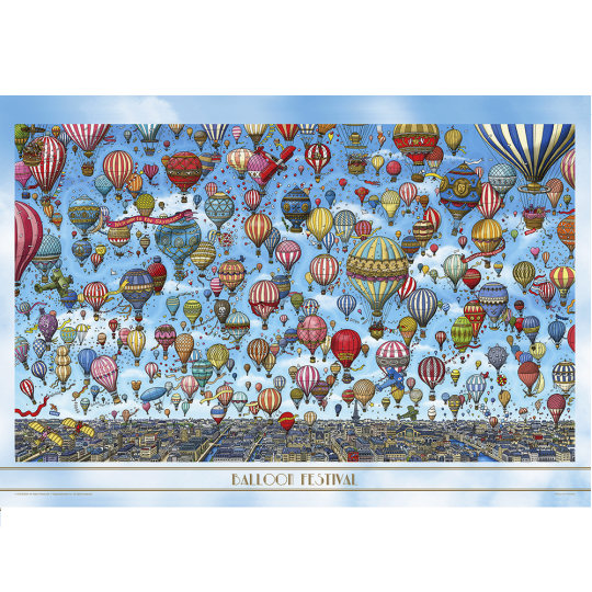 Pierre the Maze Detective Hot Air Balloons Jigsaw Puzzle