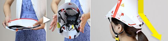 Tatamet Designer Foldable Safety Helmet