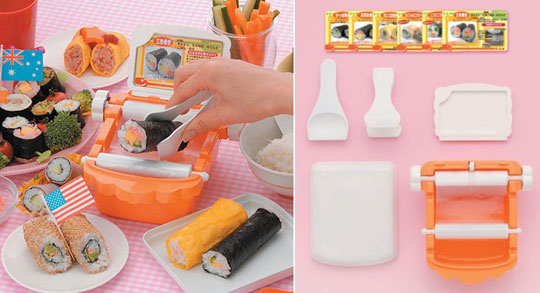 Makes a Perfect Gift. with Easy Sushi Maker, Ø 3.5 cm Prepare Maki Sushi Reishunger Sushi Making Kit Inside-Out and Nigiri Sushi at Home 