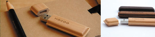 Monaca wooden 1GB USB memory stick