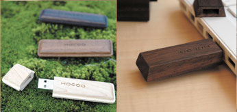 Monaca wooden 1GB USB memory stick