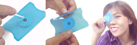 カード型簡単顕微鏡 たまのルーペ