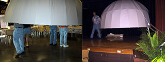 NEX home projection Dome